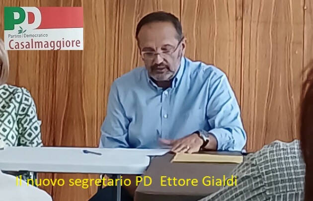 PD Casalmaggiore Ettore Gialdi  subentra a Daina cone nuovo segretario di circolo