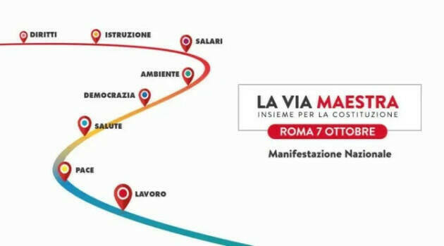 Tutti a Roma  ‘La via Maestra. Insieme per la Costituzione’ |Tavola Pace Cremona