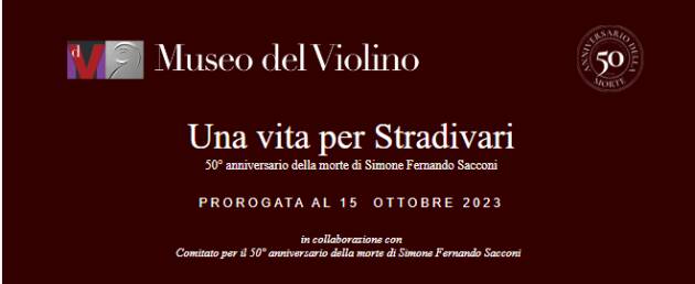 MDV IL MUSEO DEL VIOLINO RICORDA SIMONE FERNANDO SACCONI