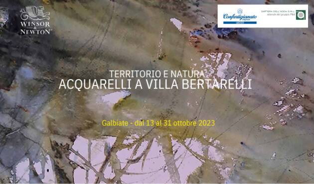 Lecco ‘Territorio e natura – Acquarelli a Villa Bertarelli’, dal 13 ottobre a Galbiate