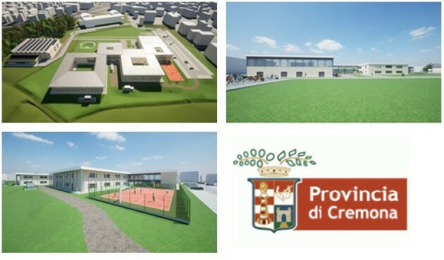 Scuola :Nuova sede dell’I.I.S. Racchetti in via Piacenza a Crema