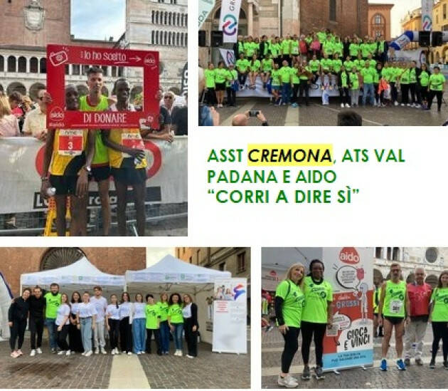 ASST CR 140 RUNNERS CORRONO LA MARATONINA PER SOSTENERE DONAZIONE ORGANI