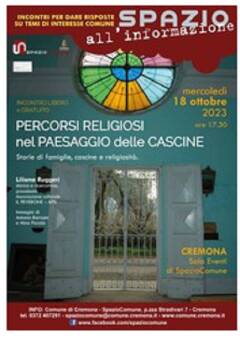 A SpazioComune l’incontro 'Percorsi religiosi nel paesaggio delle cascine'