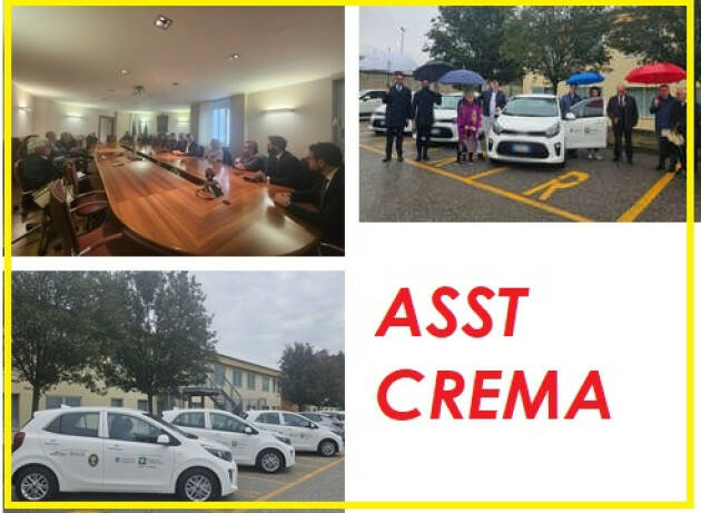 ASST CREMA Tre nuove auto per le cure palliative domiciliari