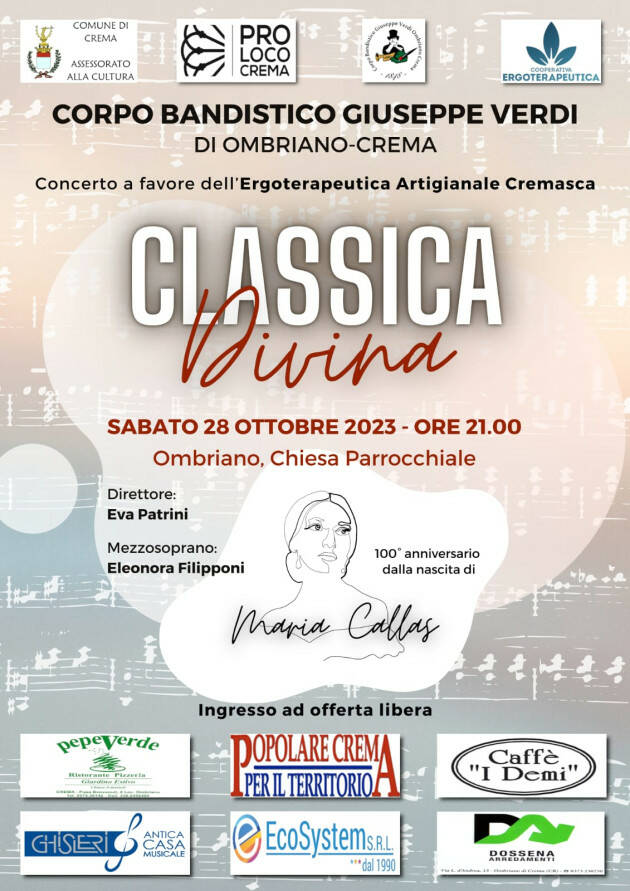 Concerto del Corpo Bandistico “G. Verdi” di Ombriano – Crema