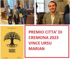 PREMIO CITTA’ DI CREMONA. VINCE URSU MARIAN 