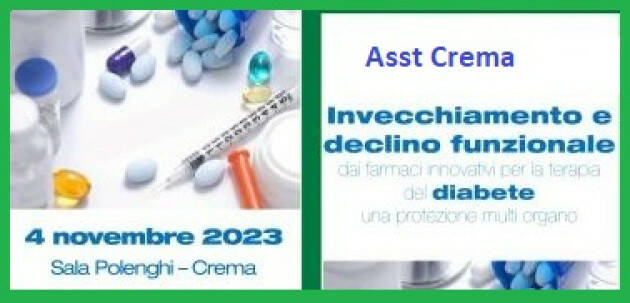 Asst Crema Gestione del diabete, a Crema un convegno per fare il punto