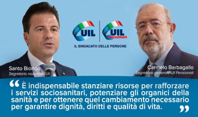 UIL Biondo e Barbagallo: ‘Una Legge di Bilancio che non presta attenzione ai più deboli’