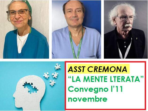 ASST CREMONA “LA MENTE ALTERATA” Convegno l’11 novembre