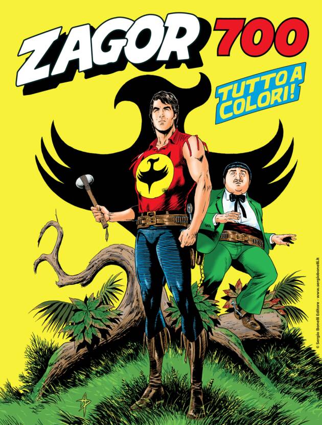 In edicola dal 2 novembre il numero 700 colorato di Zagor| Romano Pesavento
