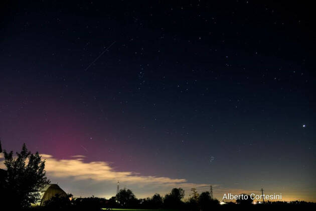 Soresina ,avete visto lo splendore dell'aurora boreale?