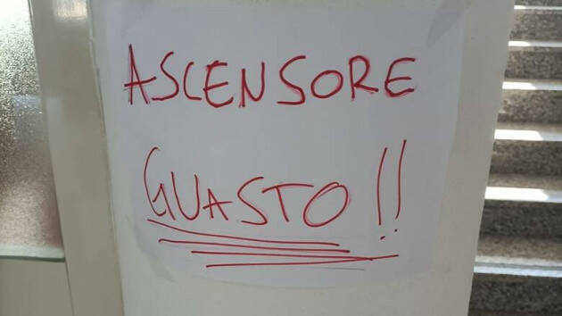 ASST Crema Ascensori guasti, 'il servizio verrà presto ripristinato'