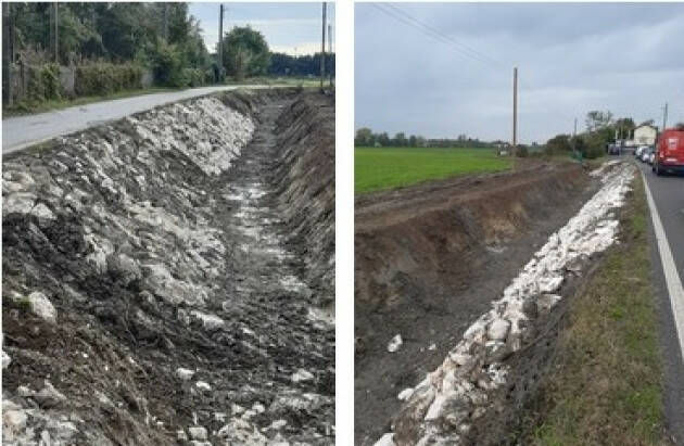 Crema Iniziati i lavori di difesa spondale sulla roggia Rino Rinetto in via Fante.