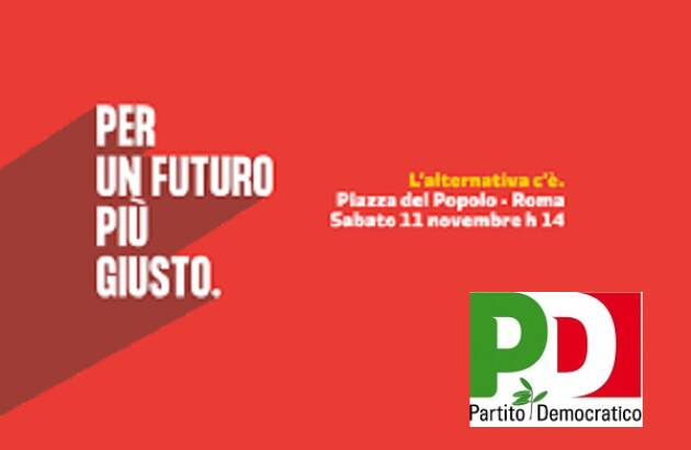 Sabato 11 novembre  ROMA  (#PD), i numeri e gli interventi della giornata