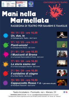 Brescia RASSEGNA DI TEATRO  “MANI NELLA MARMELLATA” Evento  19 maggio 2024