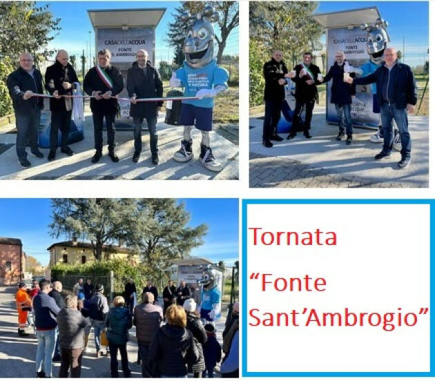 Tornata, Padania Acque S.p.A.: Inaugurata la casa dell’acqua “Fonte Sant’Ambrogio”