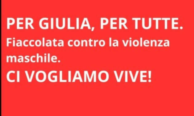 Ai 'maschi della città di Bergamo' partecipiamo manifestazione contro femminicidio