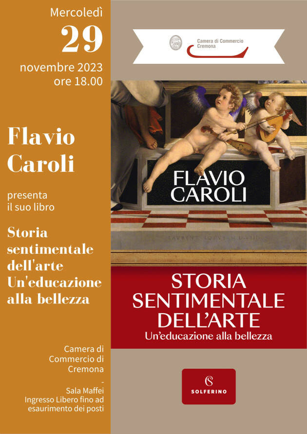 (CR) Cam.Com. Presentazione del nuovo libro di Flavio Caroli