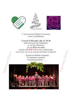 (CR) Concerto di Natale delle 'Pink Voices' per l’Associazione Diabetici Cremonesi