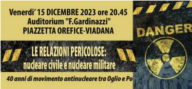 Viadana 40 anni di movimento antinucleare fra Oglio e PO