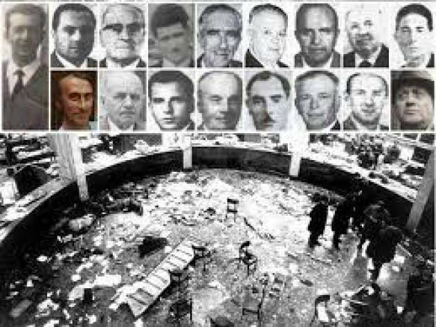 MILANO OGGI 12 Dicembre  LA COMMEMORAZIONE DELLE VITTIME  STRAGE  PIAZZA FONTANA