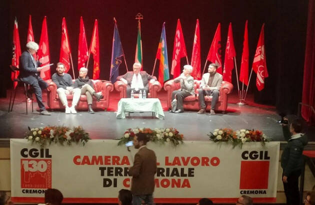 Landini al 130° della CGIL di Cremona motiva i delegati per una nuova fase di lotta