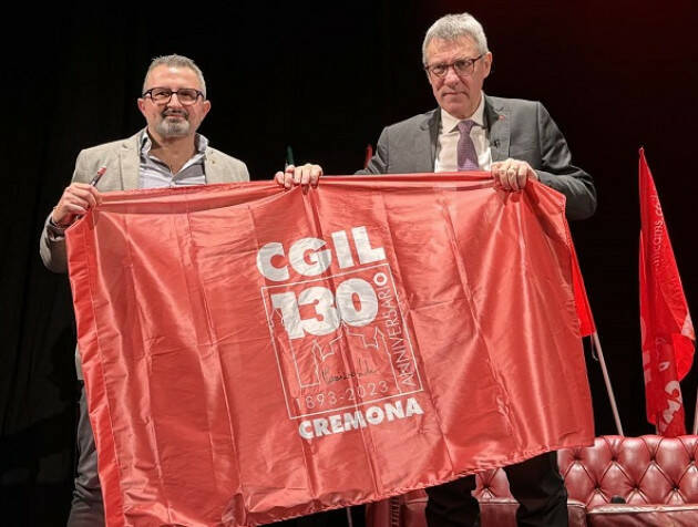 Il discorso di Maurizio Landini  a Cremona per i 130 anni della Cgil 