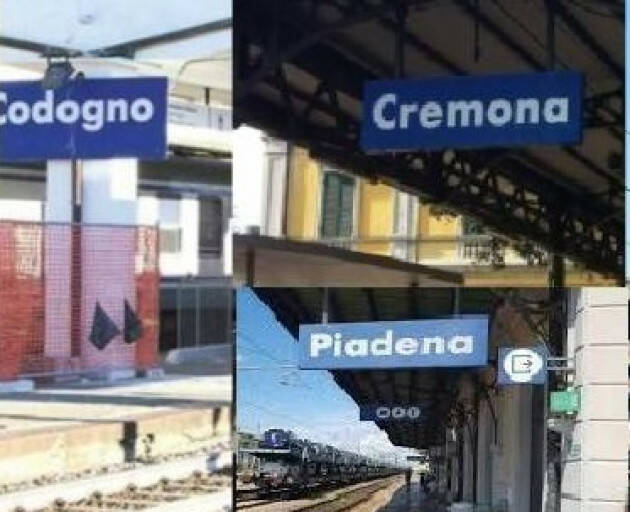Piadena-Cremona-Codogno La strada è una sola! Quella ferrata, ma non nel 2036!!!