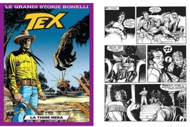 Recensione sul fumetto TEX  La Tigre nera| prof. Romano Pesavento