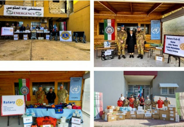 Scuola Presidi sanitari, scolastici e altri aiuti per il Libano