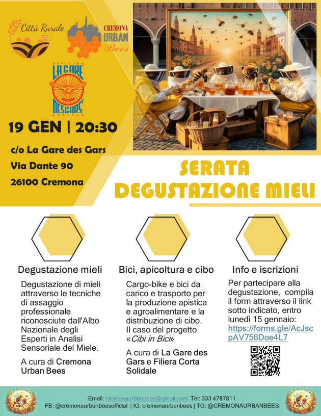 Cremona Apicoltura Urbana: iniziative inverno 2024