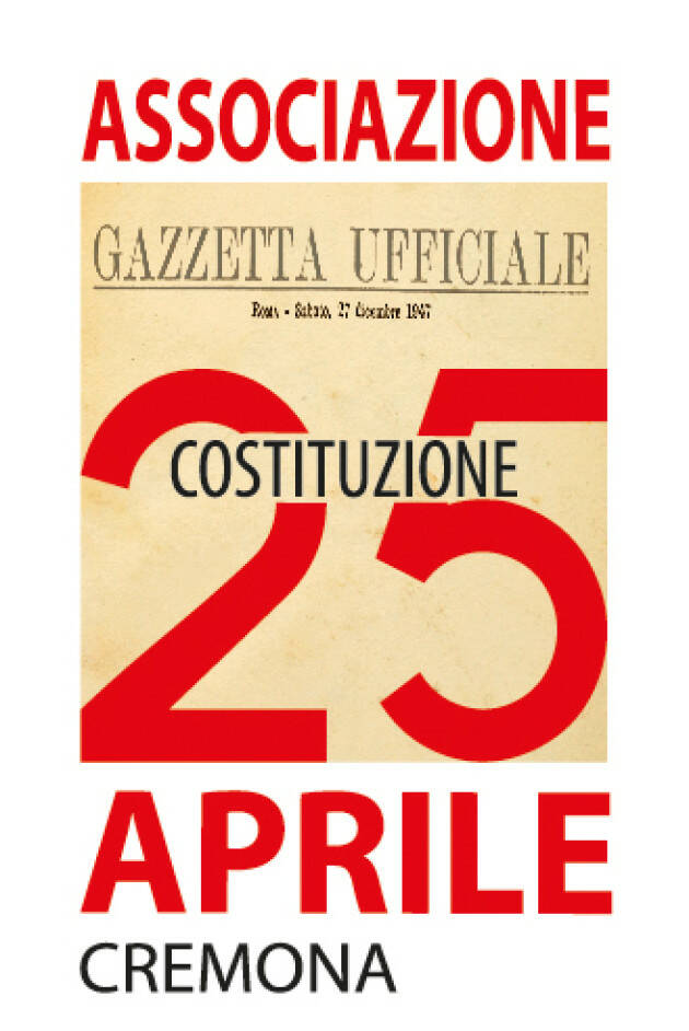 Ass. 25 aprile (CR) Programma 2023-’24 Conoscere la Costituzione 6 marzo