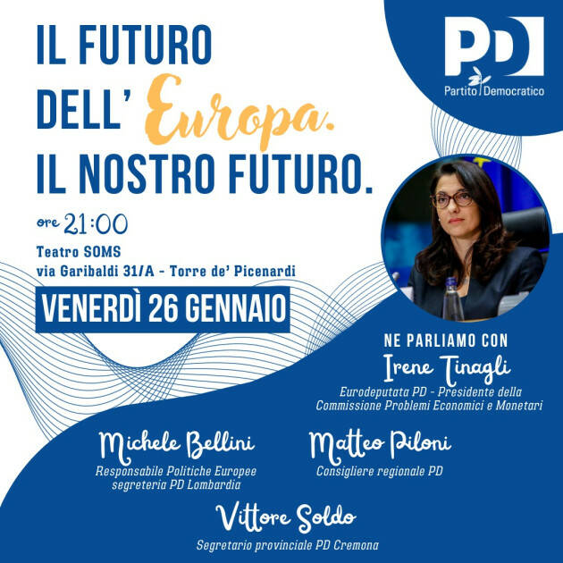 IRENE TINAGLI EUROPARLAMENTARE #PD A CREMA E CREMONA