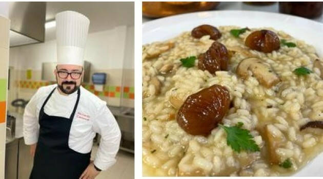 Lo Chef Riccardo Carnevali all’Istituto Einaudi di Cremona