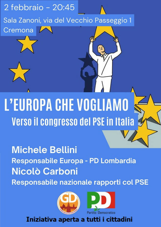 Cremona Assemblea provinciale #PD su Europa e Congresso PSE