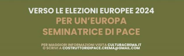 Crema Scuola di Educazione alla Politica Europa 2.0 Incontro 22 aprile 2024