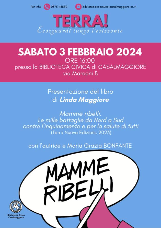 Presentato a Casalmaggiore il libro  Mamme ribelli