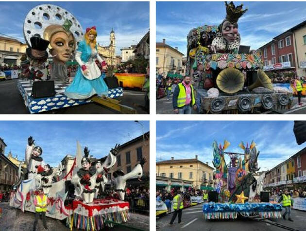 GRAN CARNEVALE CREMASCO:BAGNO DI FOLLA 