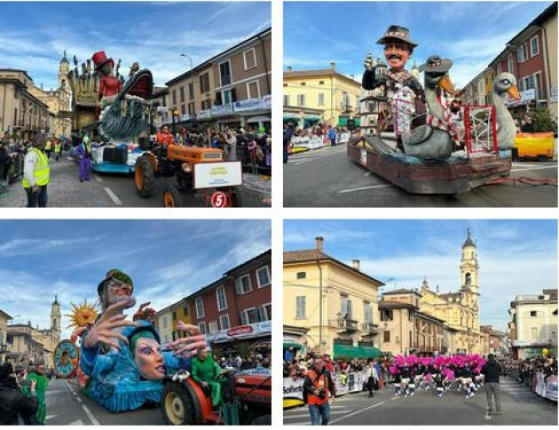 GRAN CARNEVALE CREMASCO:BAGNO DI FOLLA 