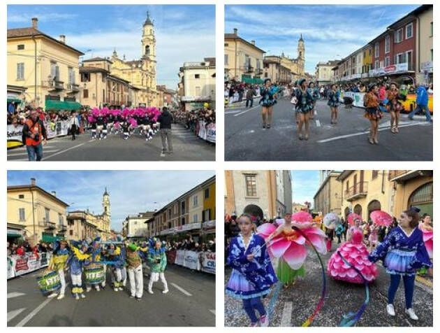 GRAN CARNEVALE CREMASCO:BAGNO DI FOLLA 