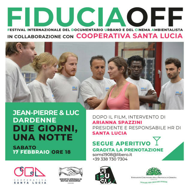  Torre de Picenardi F.I.D.U.Ci.A. OFF. Un film per parlare di lavoro e fragilità