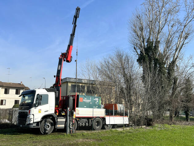 Casalbuttano ed Uniti, Padania Acque : manutenzione straordinaria al pozzo 