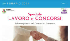 SPECIALE LAVORO CONCORSI Cremona, Crema, Soresina, Casal.ggiore | 20 febbraio 2024
