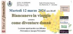 Soresina  Incontro al Teatro Sociale con  'Voci al femminile' del 12 marzo