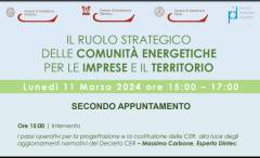 CAM.COM.CR WEBINAR GRATUITO COMUNITÀ ENERGETICHE 2° incontro