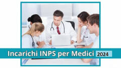 INPS  Selezione pubblica per il reperimento di un contingente di n. 129 medici.