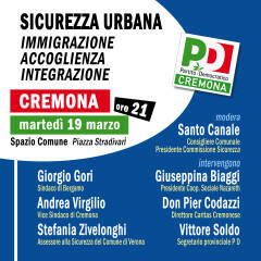 (CR) Incontro #PD Immigrazione, accoglienza ed integrazione