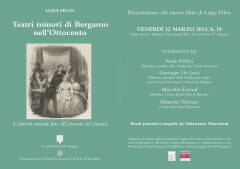 Bergamo Presentazione del libro di Luigi Pilon venerdì  22 marzo alla Mai