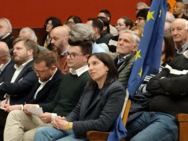 Incontro Pace a Bergamo abbiamo incontrato  Elly Schlein | S.Bellini,Ghelfi,Storti