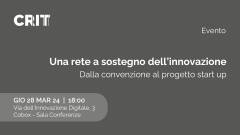 (CR) Convenzione Crit e progetto start up, evento il 28 al Distretto dell'Innovazione